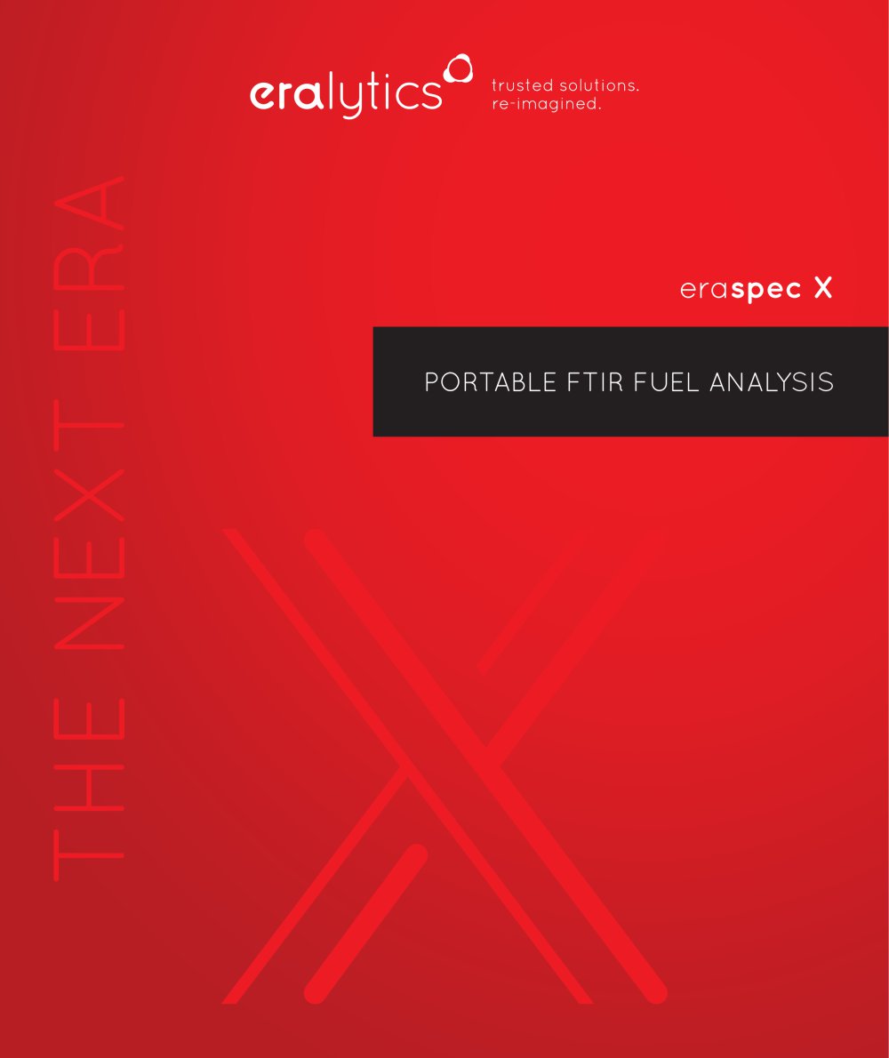 eraspec X Brochure - eralytics GmbH