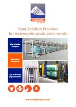 Non-woven slitter-rewinder and spooling line range