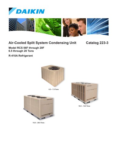 CAT 223-3 Air-Cooled Split System Condensing Unit 6.5 to 20 Ton