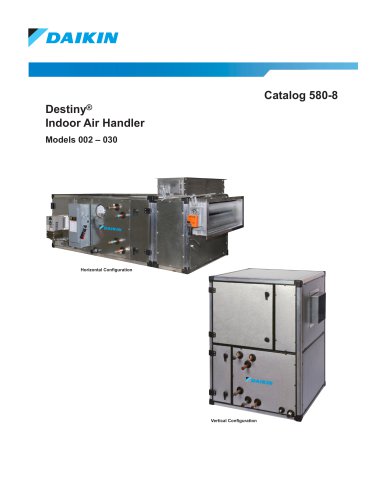 Destiny® Indoor Air Handler