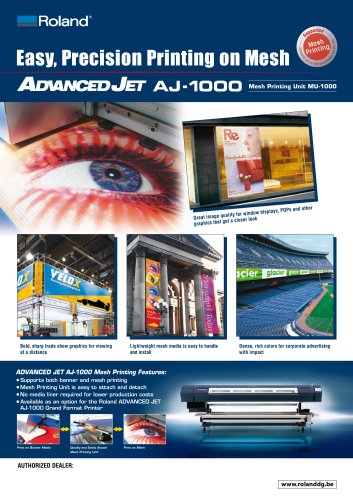 Brochure: MU-1000