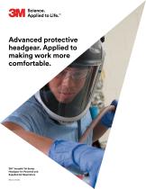 Advanced protective headgear. Applied to making work more comfortable.