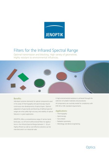 Filters for the Infrared Spectral Range