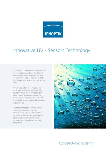 Innovative UV - Sensors Technology