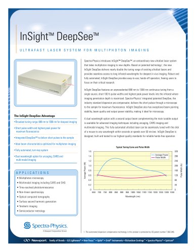 InSight DeepSee Ultrafast Lasers