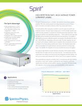 Spirit High Rep Rate Ultrafast Lasers