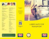 LUBRICANTS FOR TRANSPORT