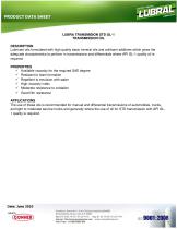 LUBRA TRANSMISION STD GL-1 TRANSMISSION OIL