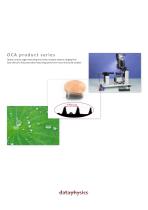 Contact angle meters // OCA product series