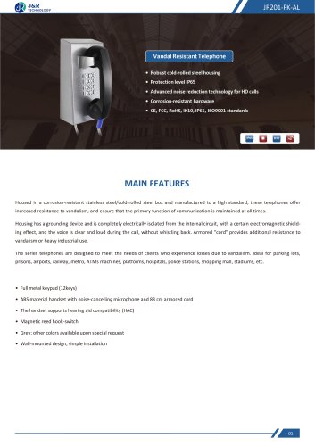 JR201-FK-AL Specification