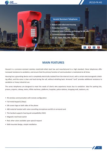 JR210-FK-4G Specification