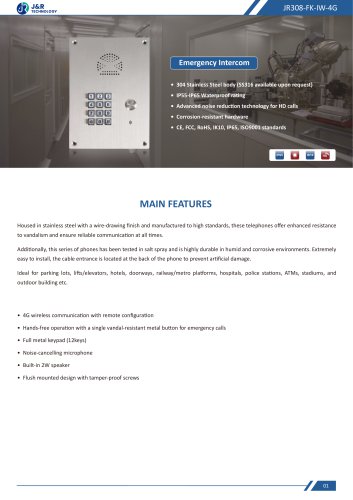 JR308-FK-IW-4G Specification