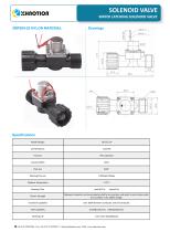 WATER LATCHING SOLENOID VALVE