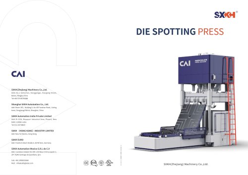 SXKH DIE SPOTTING PRESS V03