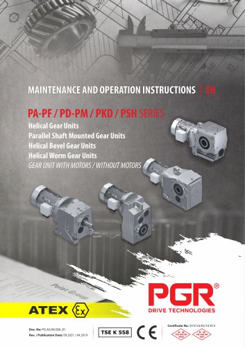 PA-PF / PD-PM / PKD / PSH SERIES