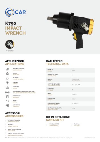 K750 IMPACT WRENCH