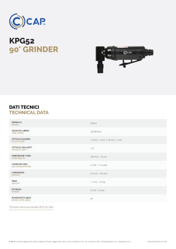 KPG52 90° GRINDER