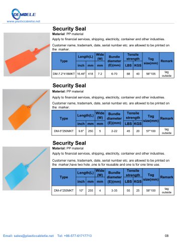 DEMOELE- Security Seal