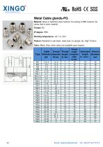 Xingo-Metal Cable glands-PG