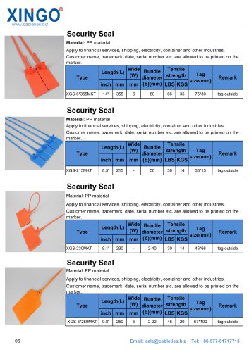 XINGO-Security seals