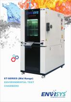 ET-SERIES (Mid-Range)ENVIRONMENTAL TEST CHAMBERS