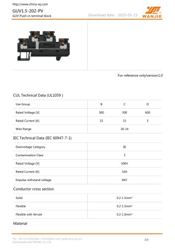 GUV1.5-202-PV