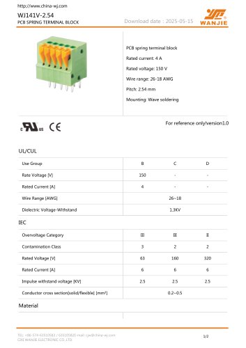 WJ141V-2.54