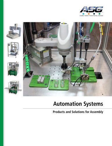 ASG Automation Systems Catalog