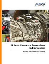 ASG Manual Torque CatalogASG H-Series Pneumatic Screwdriver & Nutruners Catalog