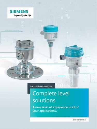 Level measurement guide: complete level solutions