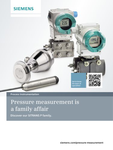 Pressure measurement is a family affair