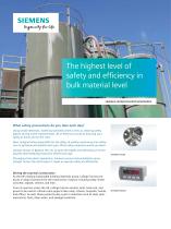 The highest level of safety and efficiency in bulk material level
