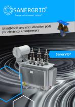 SANERVIB silentblocks and anti-vibration pads for electrical transformers