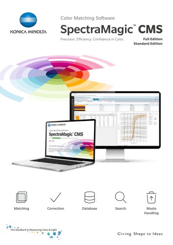 Colour Matching Software - SpectraMagic&trade; CMS