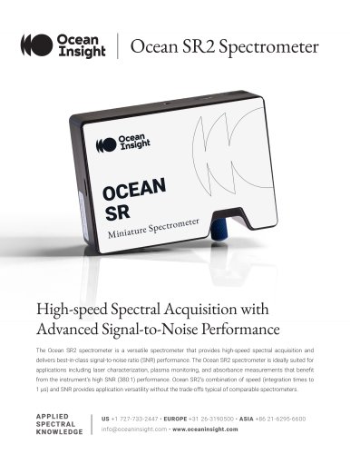 Ocean SR2 Spectrometer