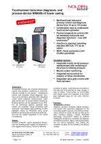 Touchscreen hotrunner diagnosis- and process device NR8000-v3 tower casing