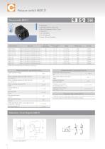 Pressure switch MDR 21