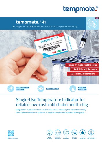 tempmate.®-i1 Datasheet