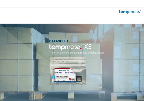 tempmate.®-XS Datasheet