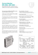 Current Monitor DG 3302 / DG 3382