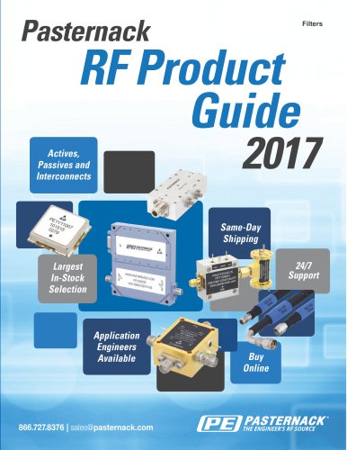 RF Filters Catalog Pasternack