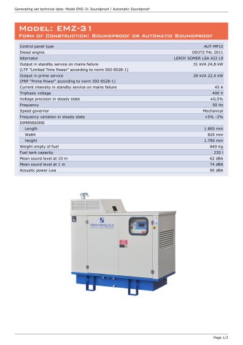 EMZ-31 Soundproof and Auto Soundproof