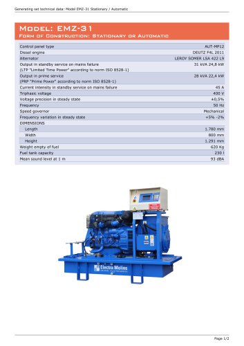 EMZ-31 Stationary and Automatic