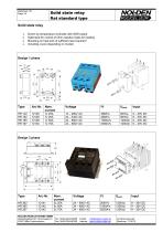 Solid state relay flat standard type