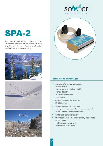 Snow Pack Analyser SPA