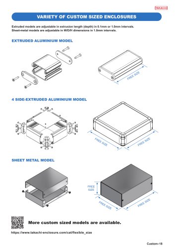 ALGF series - CUSTOM SIZED ALUMINIUM FRAME BOX with CORNER GUARDS