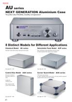 ALUMINIUM ENCLOSURE with DETACHABLE PANELS - AUP series