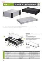 AUR series - 19” RACK MOUNT ENCLOSURE