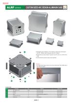 Custom Sized Arc Design Aluminium Case - ALRF series