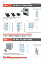 DRA series - DIN RAIL MOUNTING BASE